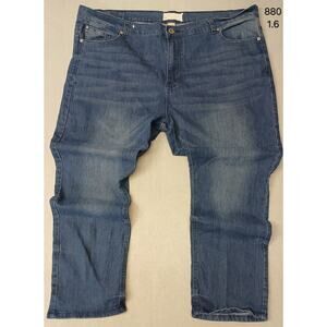 Colours (46x30) Men's Stretch Straight Blue Denim Jeans